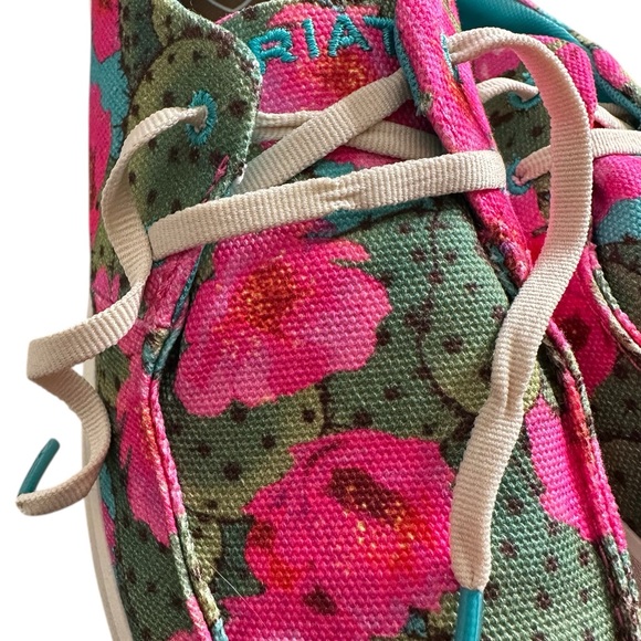 Ariat Hilo Shoes Women’s Size 8 Prickly Pear Print Southwestern Desert Floral - Picture 6 of 13